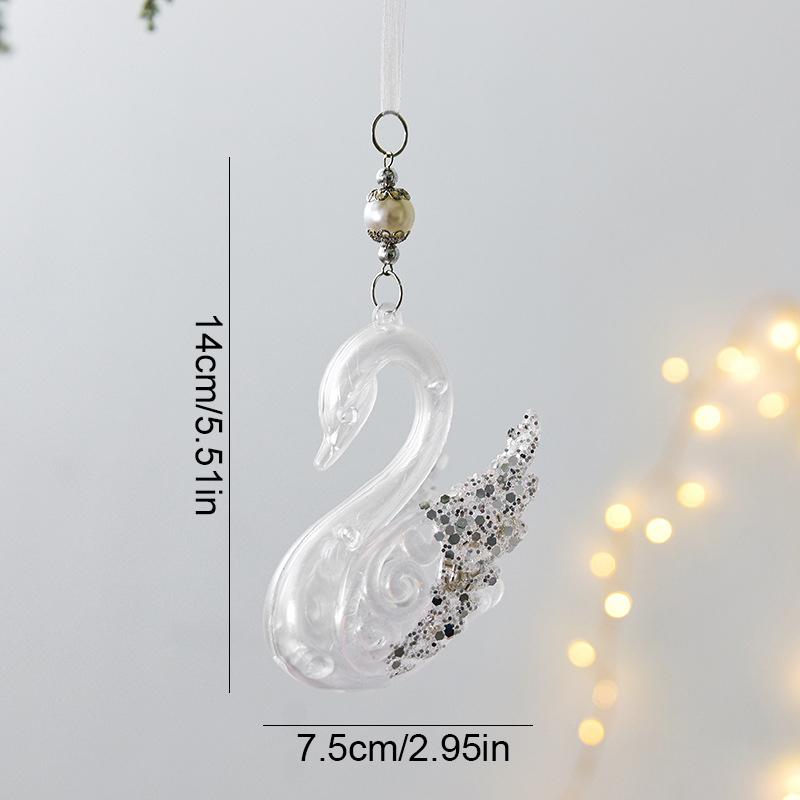 1 шт. Прозрачный рождественский кулон, украшение для дома, новогодний декор, красочный прозрачный ледяной кристалл, кулон, украшения для рождественской елки