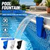 3D Printing Pool Return Fountain Plastic Pool Fountain Holder Swimming Pool Waterfall  Summer Pool