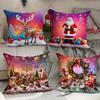 High-end Christmas Throw Pillowcase Core-free Polyester Bedside Cushion Sofa Cushion
