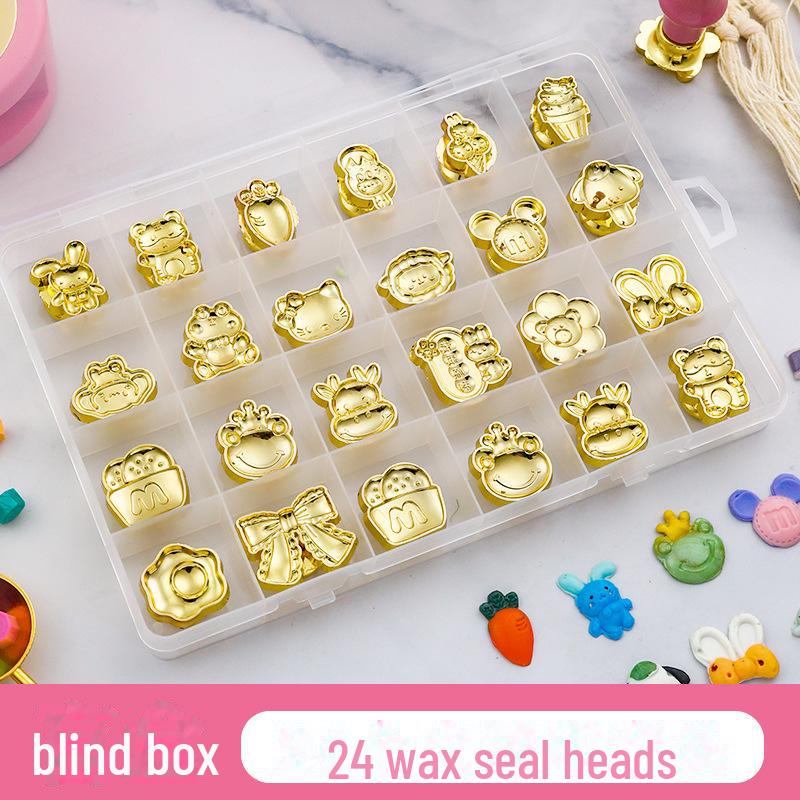 Экологически чистая головка для ретро-сургучной печати из цинкового сплава с гальваническим покрытием, сохраняющим цвет