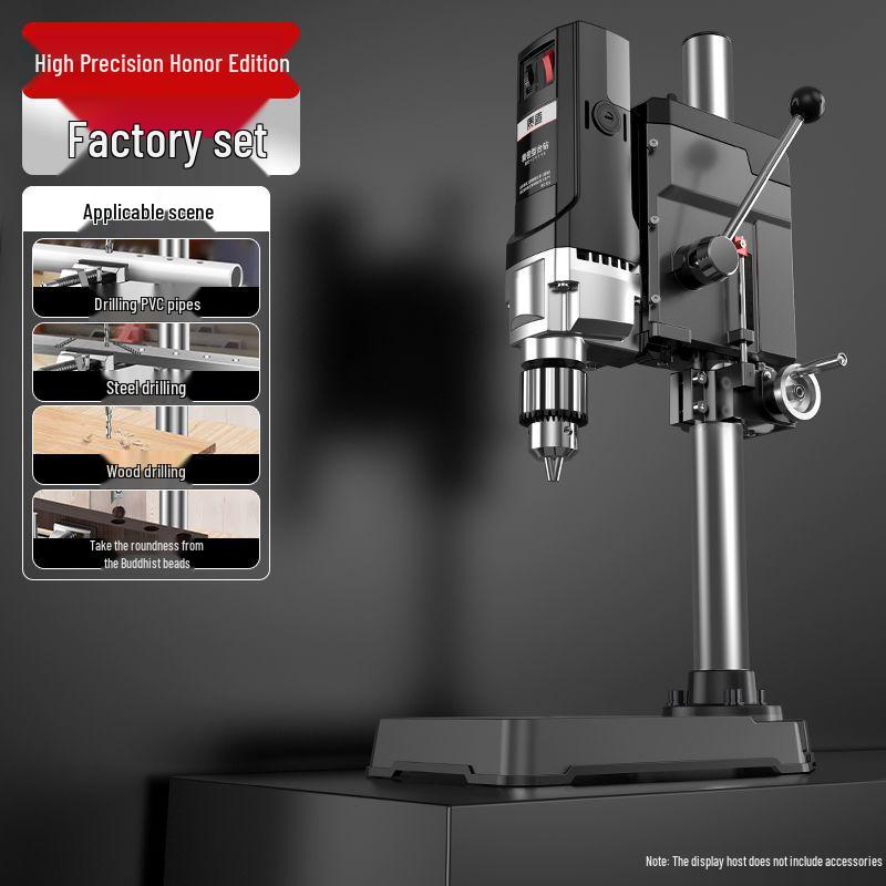 Высокомощный промышленный настольный сверлильный станок 220В: Многофункциональный бытовой дрель