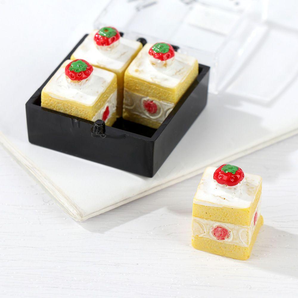 1:12 Scale Miniature Boxed Bread Dollhouse Cake Simulation Food Doll Accessories Scene Model Kitchen Toy Playing House Gift Toy