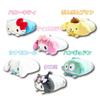 Подушка для лежания Hatayama Shoji Sanrio Mochi Mochi Mini Kuromi Общая длина 23 см 34202431 Прибл.
