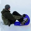 Roll Up Snow Sled Snow Slider Pad Portable Roll Up Skiing Pad with 2 Handle Sand Slider Board Foldable Snowboard for Kids Adults