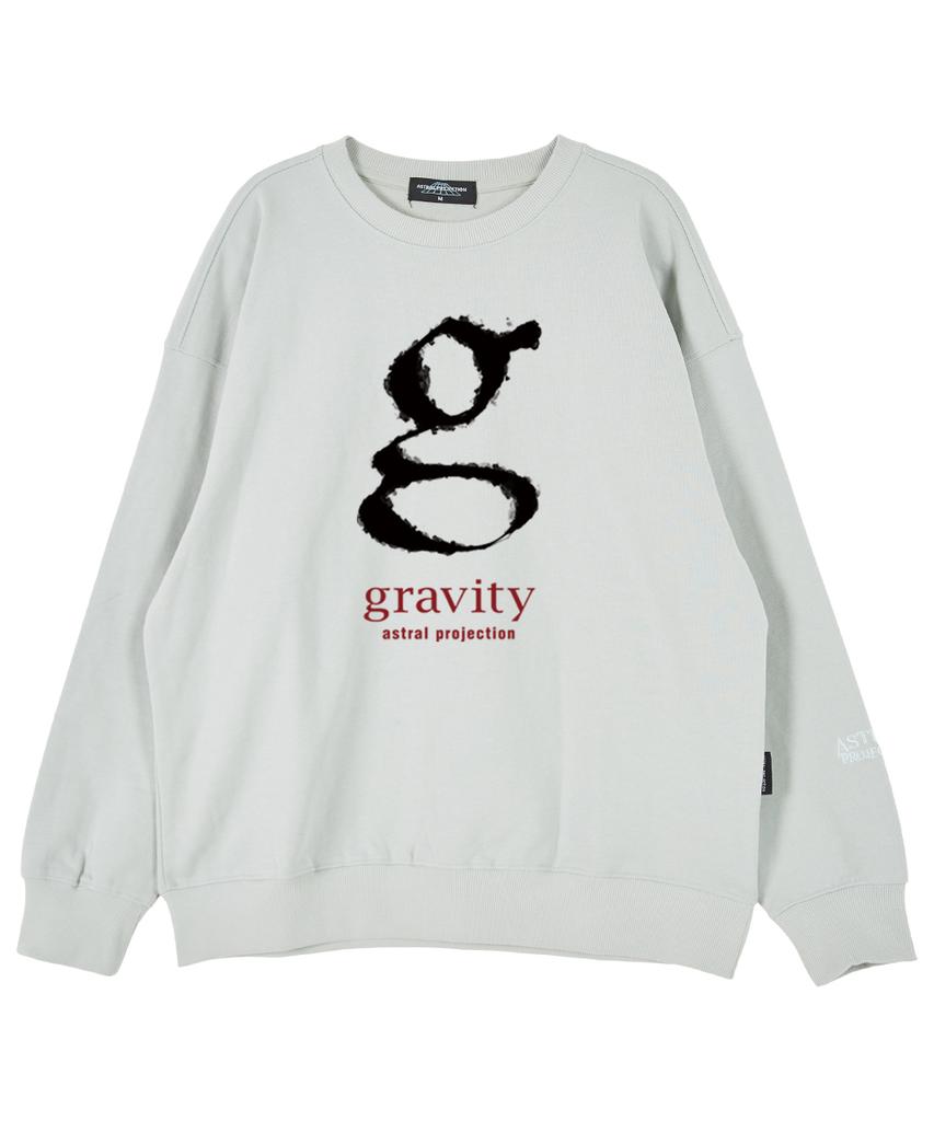 ASTRAL PROJECTION Signature Gravity Oversized Drop Shoulder Sweatshirt_Mint