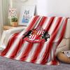 1PC Sunderland A .F Patterned Flannel Blanket Suitable For All Seasons for Home Decor Warmth and Comfort Gifts Holiday Present