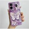 For Realme GT3 GT Neo 5 RMX3706 RMX3709 Case Aesthetic Pretty Butterfly Flowers Shockproof Silicone Soft Cover Protective Casing