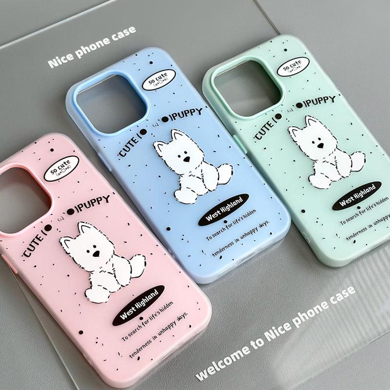 Чехол для iPhone Zhitai: Совместим с iPhone 11 до 15, Желейный чехол, Мультяшный дизайн