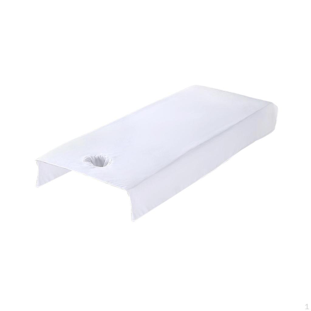 Beauty Salon Massage Table Sheet Cover with Breathable Hole 80Cmx200cm Durable Easily Install