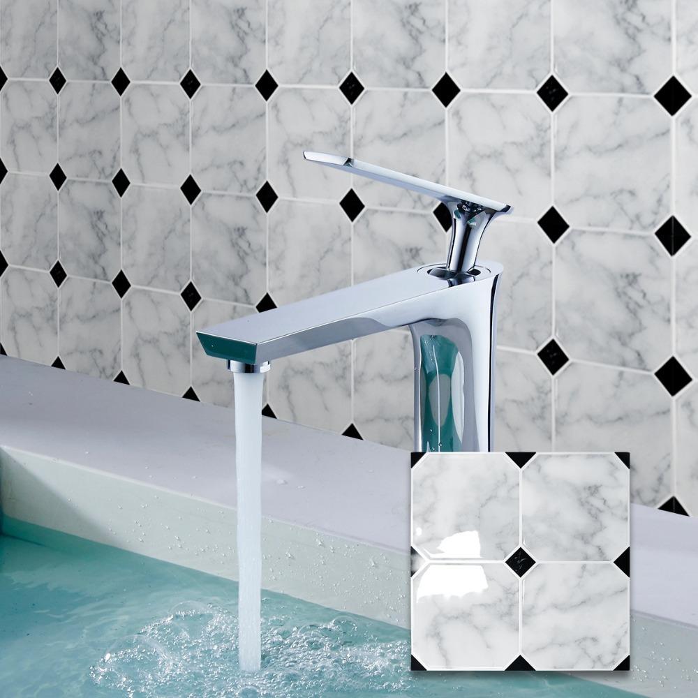 Самоклеящиеся панели для фартука Peel and Stick Водонепроницаемые стеновые панели Стеновая плитка для кухни ванной