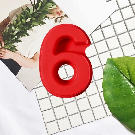 3D цифровая форма для торта силиконовая антипригарная форма для торта с цифрами для тортов высокая