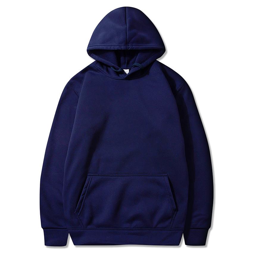 2025 Fashion Casual men's Color Hooded Sweatshirt Hoodie Pullover Top solidmen's