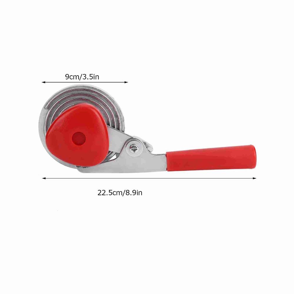 Manual Operation Manual Can Sealer Silver Red Jar Sealing Tool Can Sealing Machine Preserving Food