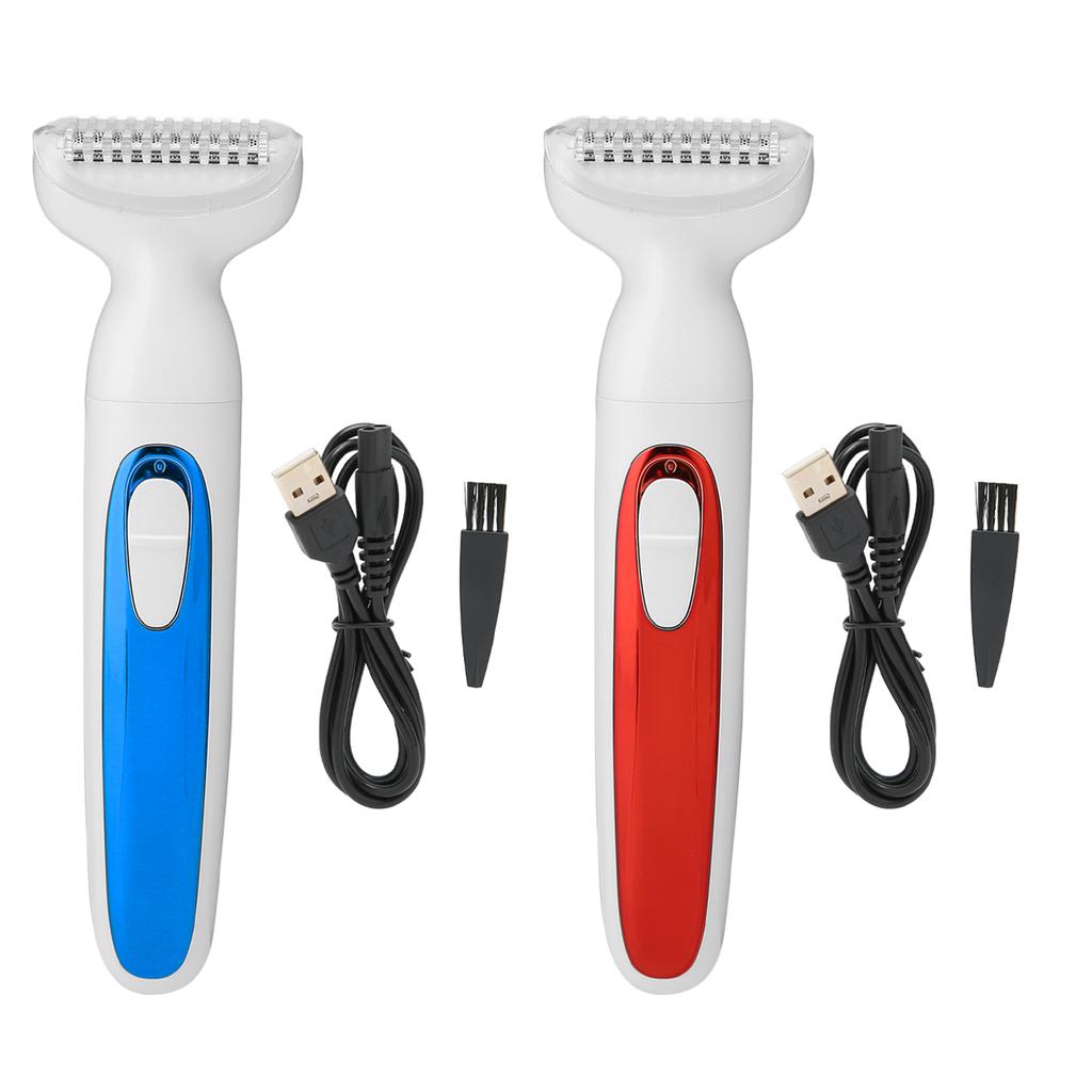 Электрическая бритва для удаления волос, влажная и сухая бритва, водонепроницаемый триммер для бикини, ног, подмышек, лица