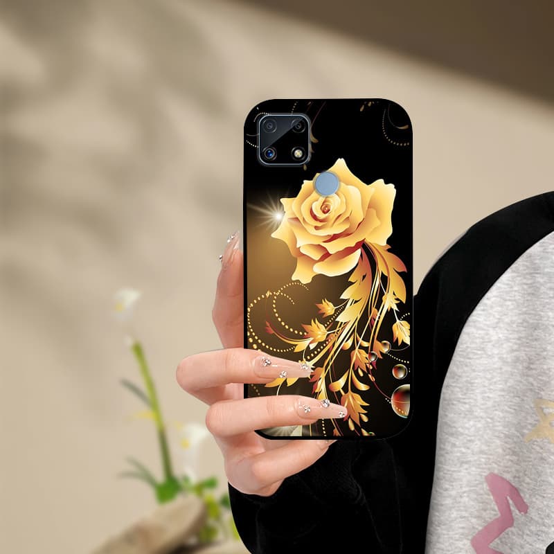 Silicone Phone Case For Realme C25s C25 Cover Painted Soft For Realme C25 C25S C21 C21Y C25Y Phone Case RealmeC25s C 25 s Funda