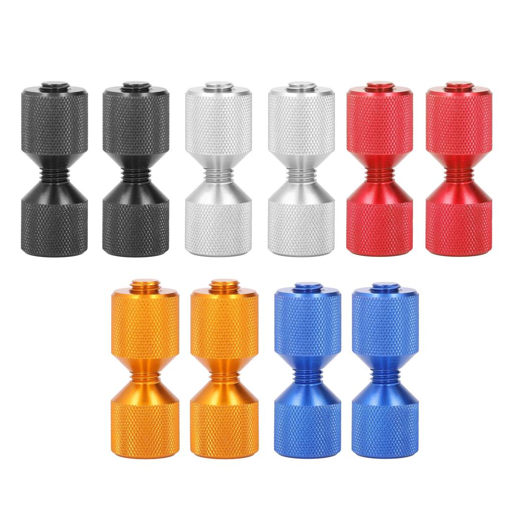 2pcs Flange Alignment Pin Anodize Aluminium 1‑1/8in Flange Double Hole Pins Set for 0.5 To 14in 150L