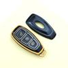 Gold Edge Shell Keyless Holder Fob For Ford Kuga Focus ST Fusion Fiesta Focus 3 4 Mondeo Ecosport TPU Car Smart Key Case Cover Accessories