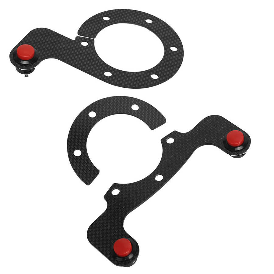For MOMO/OMP/Nardi/Sparco 6 Bolts Steering Wheel Horn Button Car External Horn Button Kits Carbon Fiber Racing Car Accessories