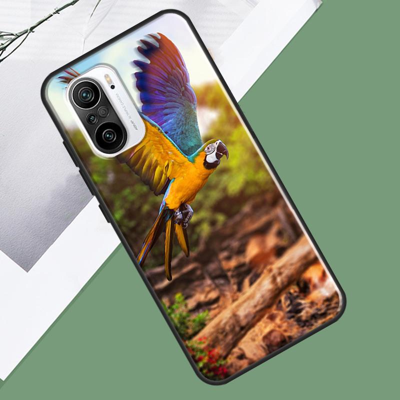 Чехол Animal Parrot Birds для Xiaomi 13 14 15 Ultra 13T 14T 15T Pro 17 Pro Max POCO F7 F5 F6 X5 X6 X7 Pro