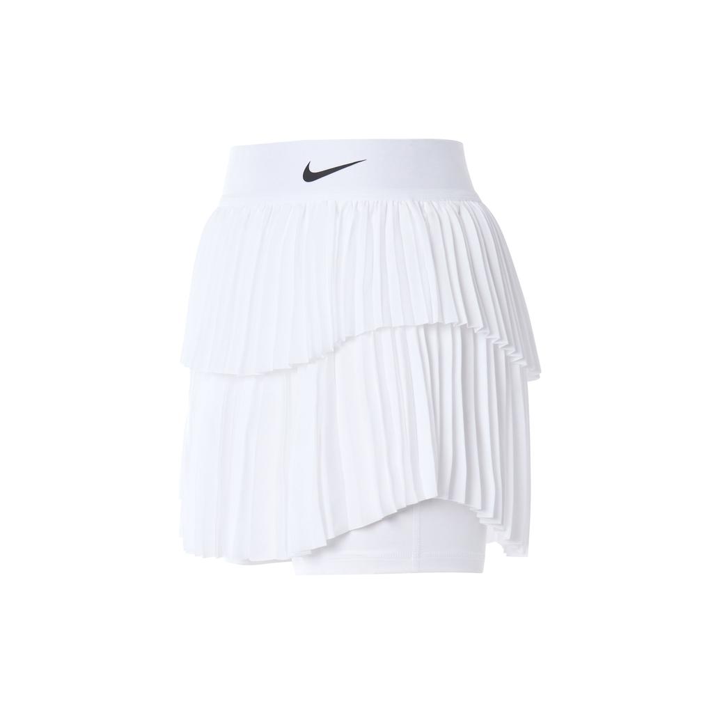 Nike Court Dri-FIT Slam Solid Pleated Tennis Comfortable Sports Skirt Women Skirts White DA4727-100