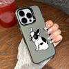 Чехол для мобильного телефона с рисунком щенка, подходит для iPhone 17 16 15 14 13 12 11 Pro/ Max /Plus, противоударный и защищающий от падений