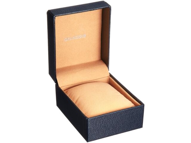 GRANDEUR Watch OSC028W1 мужские черные кожаные часы с хронографом и индикатором даты НОВЫЕ