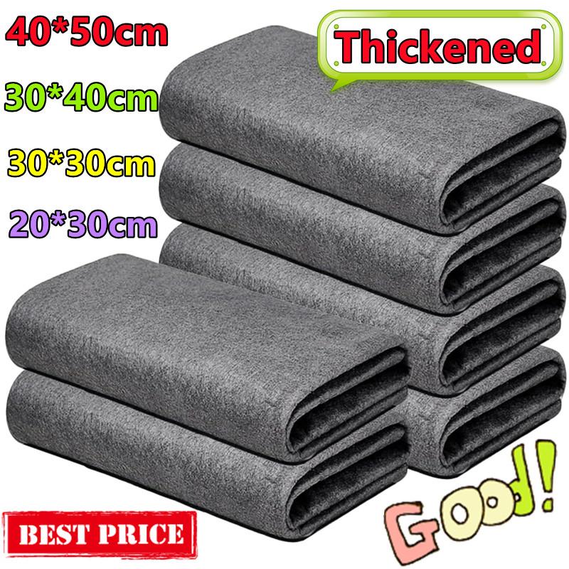 Горячая утолщенная волшебная салфетка для чистки стекол из микрофибры, многоразовые моющиеся безворсовые тряпки для чистки стекол, кухни, автомобиля