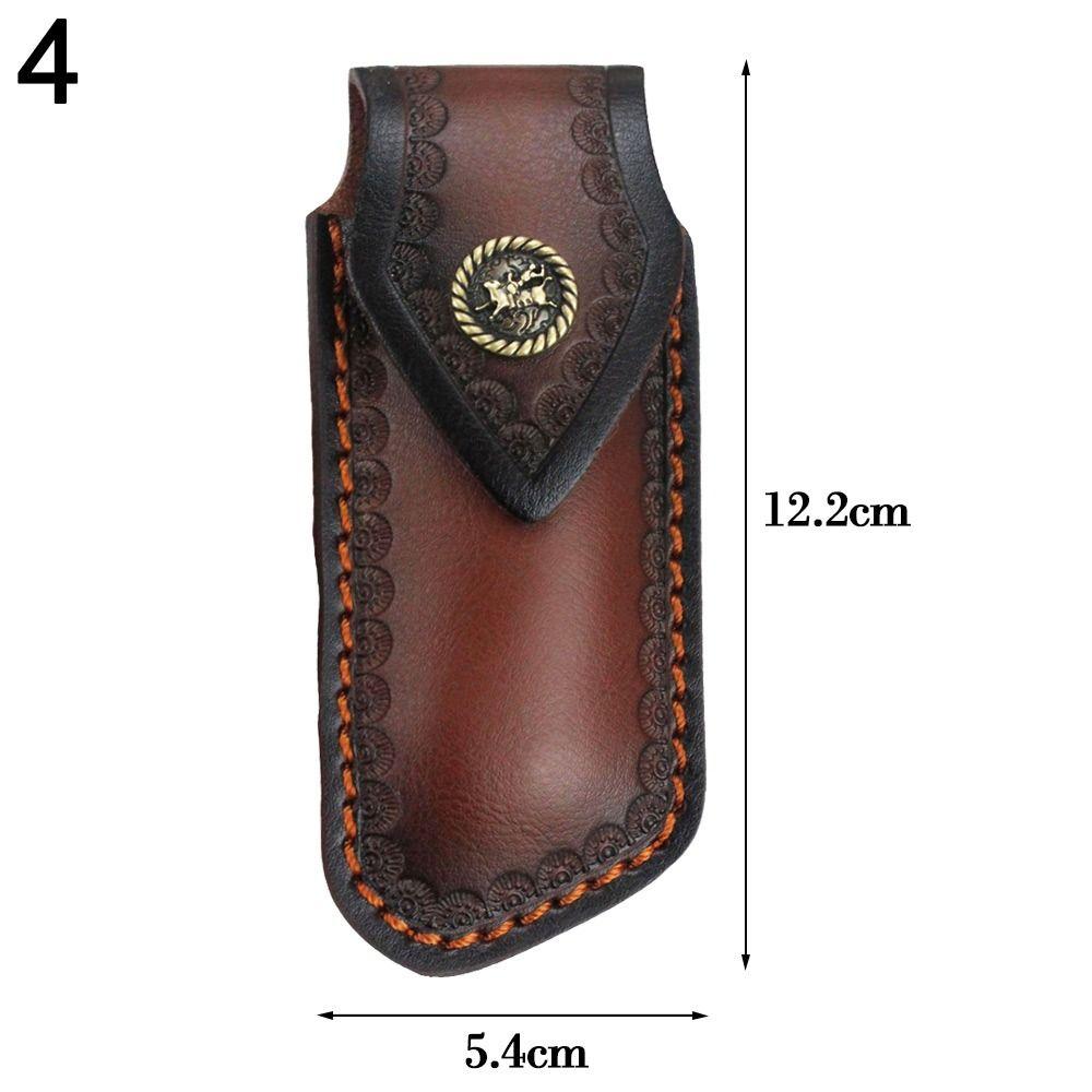 Knife Sheath Holster Pocket Hunt Flashlight Case Camp Outdoor Carry Fold Knife Tool Belt Loop Case