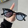 New Women's Oval Frame Sunglasses European and American Square Small Frame Minimalist Glasses Fashion Shades UV400 Eyewear
