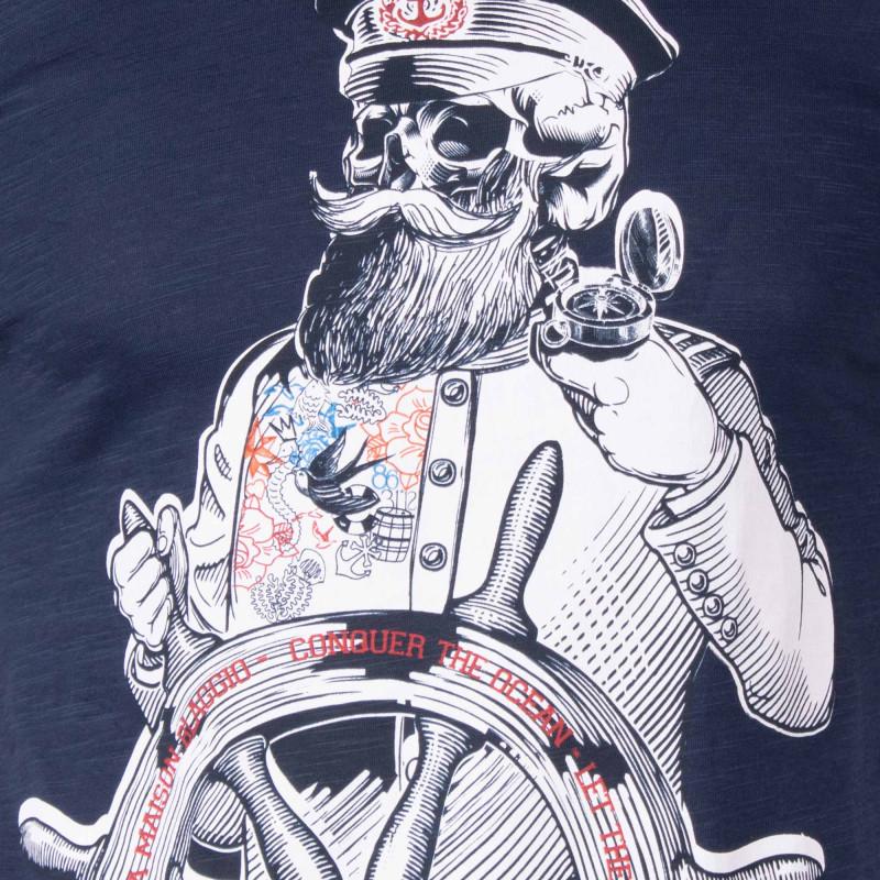 Футболка с короткими рукавами и принтом из мягкого хлопка Captain maxwell assor 24 Men BLAGGIO