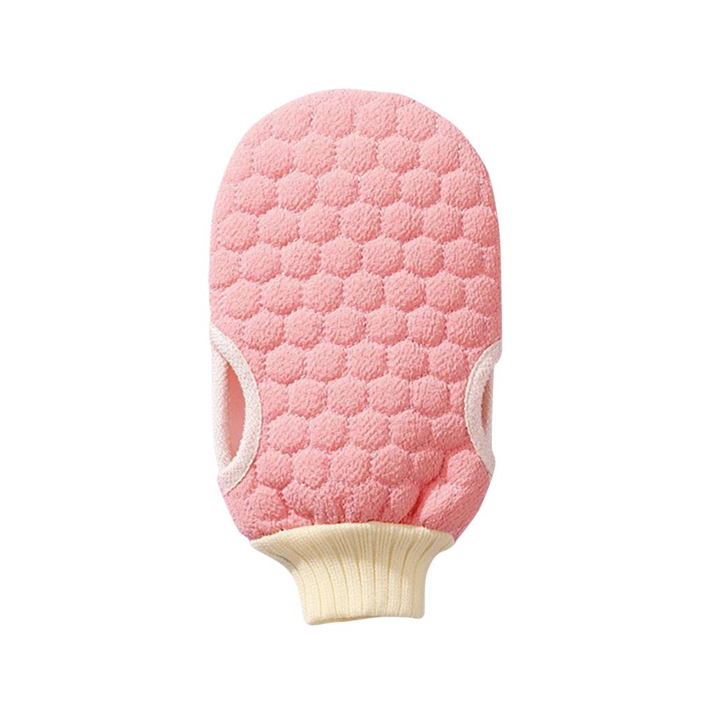 Две пары двухсторонних перчаток для душа, полотенец для мытья, моющих и отшелушивающих перчаток для сильной грязи