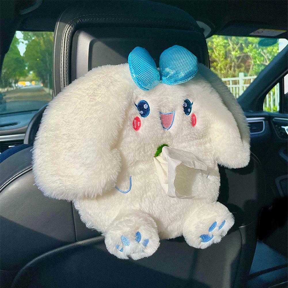 Милый держатель для салфеток в машину, держатель для коробки для салфеток в машину, плюшевая коробка для салфеток, автомобильные коробки для салфеток в машину, коробка для хранения салфеток P1L9