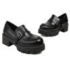 Fashion Low Heels Pumps Loafer Shoes Woman Gray Black Women's Heeled Casual Buckle Party Office Shoes Ladies Large Size Footwear