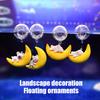 Floating Moon Bear Ornament Cute Mini Moon Bear Fish Tank Accessory for Underwater Landscape Aquarium Decoration
