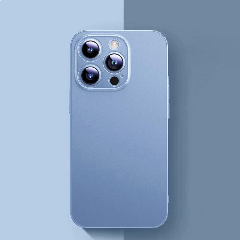 0.3mm Ultra Thin Matte Case For iPhone 16 15 14 13 12 11 Pro XS Max Plus Mini X XR Transparent Back Cover Frosted Hard PP Shell