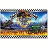 Monster Truck background, Happy Birthday background, wall decoration for birthday decoration photography