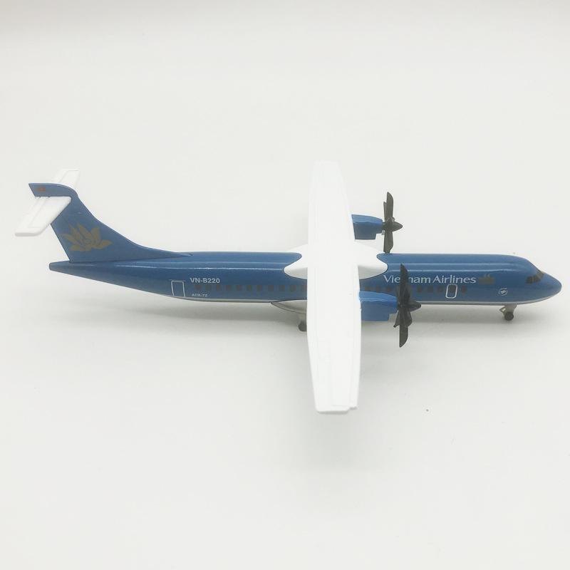 Модель самолета Vietnam Airlines ATR из сплава, 20 см, с шасси, пассажирский реактивный самолет, возможна оптовая скидка