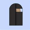 1pcs Suit Dust Cover Bags, Hanging Clothes Storage Bags For Shirt, Suit, Dress, Coat, Portable Dust Proof Garment Bags