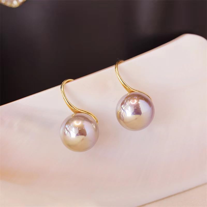 WICKM earrings ladies Popularity Compatible with metal allergies ring earrings 18k gold earrings women earrings Leave it on Swaying adult …