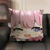 Anke Cute Wuthering Waves Cushion Cover Natural Linen Organic Fabric DoubleSided Printing Sofa Home Decor Gift Pillow Case