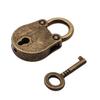 Antique Padlock Vintage Lock Mini Old with Key Padlocks