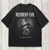 Футболка Resident Evil Requiem - Футболка с Леоном Кеннеди - Футболка с Грейс Эшкрофт
