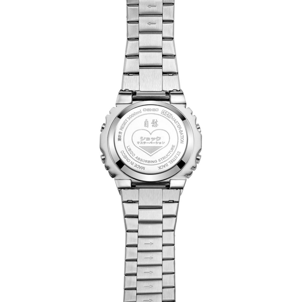 Часы Masturbation Shock Clank Metal Цифровые часы Часы Omeco Eye Clock Homage Часы для гольфа Часы для гольфа Мужские (Серебряный)