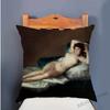 Italian Renaissance Giorgione Famous Oil Painting Sleeping Venus Linen Sofa Decoration Pillow Case Gallery Art Car Cushion Cover