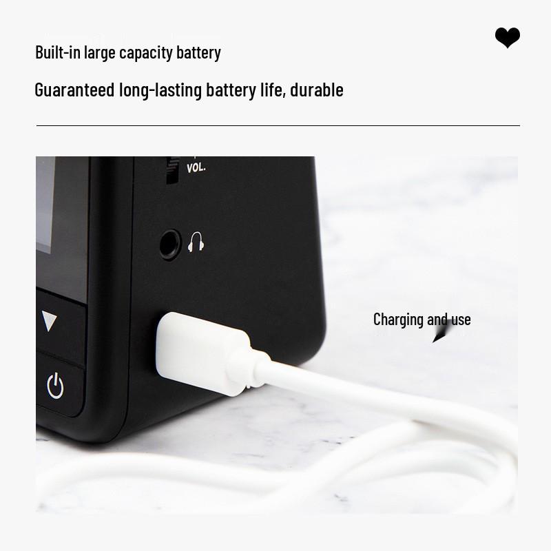 Перезаряжаемый Bluetooth-метроном Anoma со встроенным динамиком и универсальным держателем для пианино, скрипки и барабанов