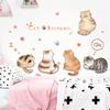 Cute Cat Stickers Set for DIY Decoration of Home, Living Room, Children's Bedroom