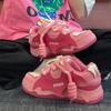 New Women's Vulcanized Shoes New Y2K Kawaii Pink Platform Sports Shoes Korean Style Women's Shoes Hip Hop Style Casual Shoes