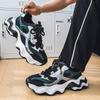 New Casual Sports Shoes Men's Mesh Platform Men's Shoes Trendy Versatile Dad Shoes Men