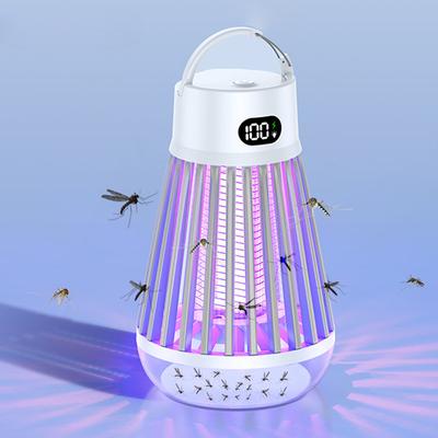 Электрическая лампа от комаров, зарядка через USB, устройство для защиты от насекомых, 410 нм, УФ-свет, портативное устройство «два в одном», портативное средство от комаров для спальни, на открытом воздухе