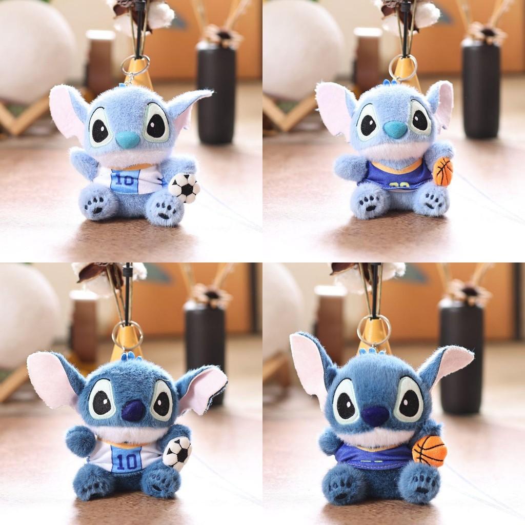 Плюшевый брелок Stitch с наполнителем из полипропиленового хлопка, идеально подходит для украшения рюкзака и подарков